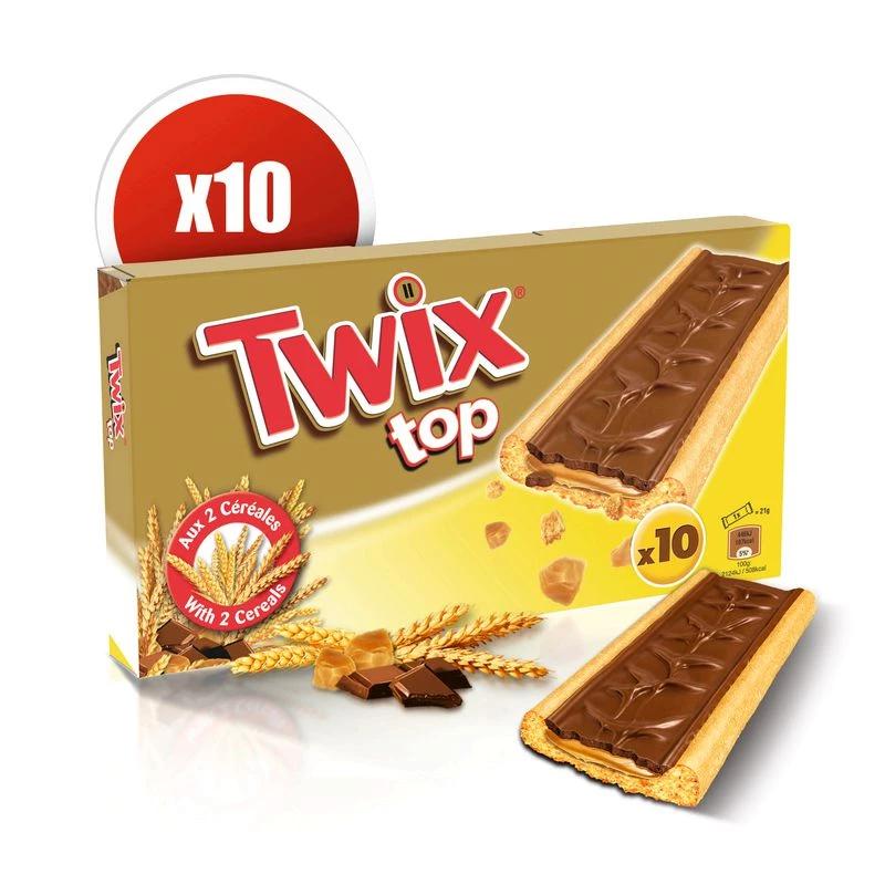Twix Barres chocolatées biscuit nappage caramel au lait Twix 