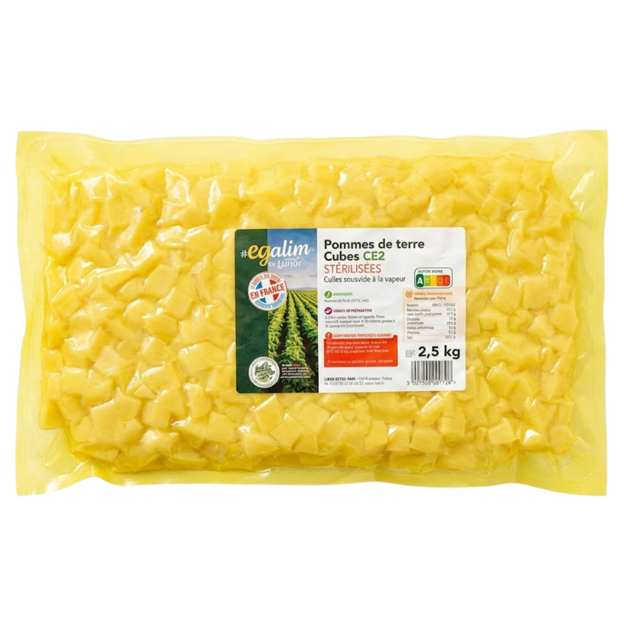 pommes de terre cubes 2.5kg pommes de terre cubes 2.5kg