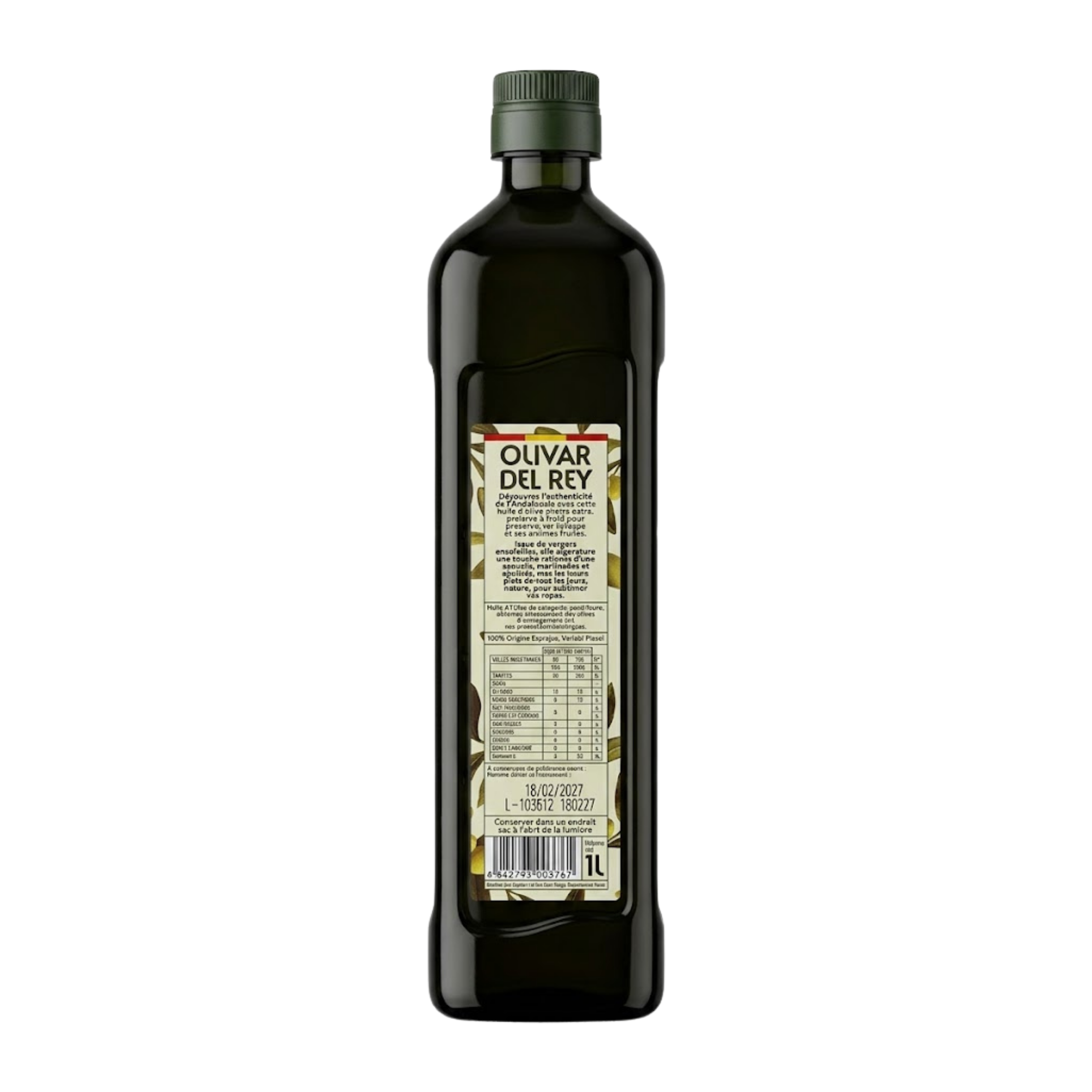 huile d'olive del rey 1l huile d'olive del rey 1l